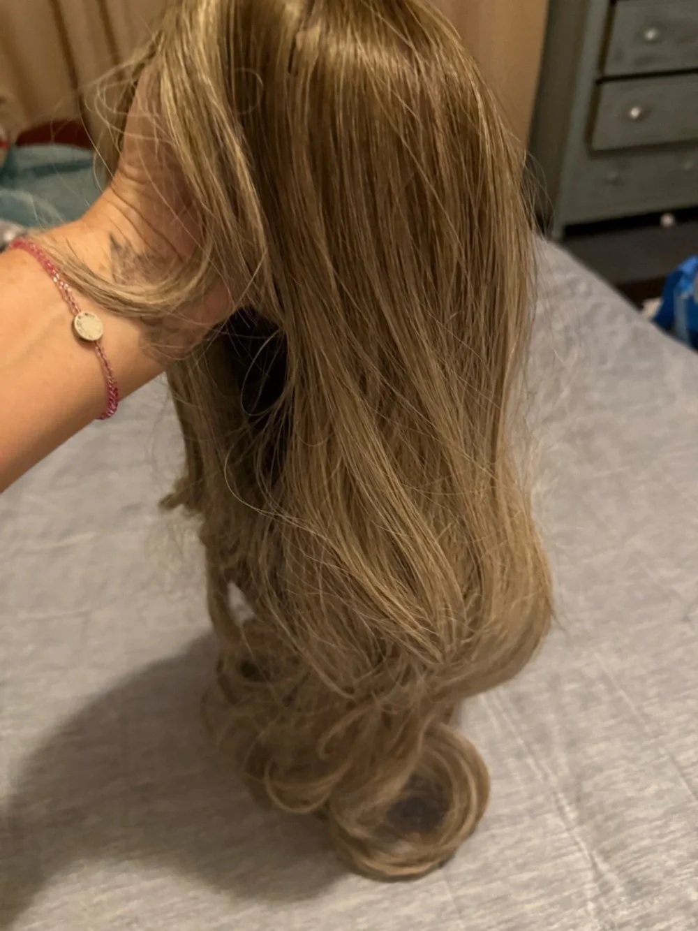 Wig - Ash Blonde - Picture 3 of 4